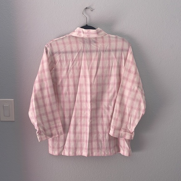 BURBERRY WOMENS PLAID BUTTON UP SHIRT - Picture 2 of 6